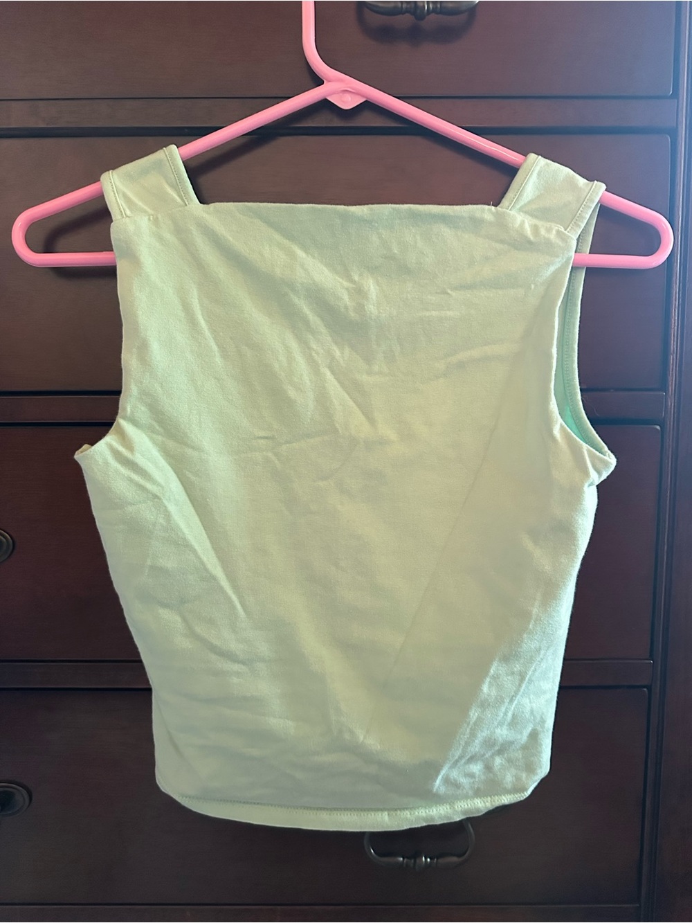 Forever 21 Light Mint Square-Neck Tank Top